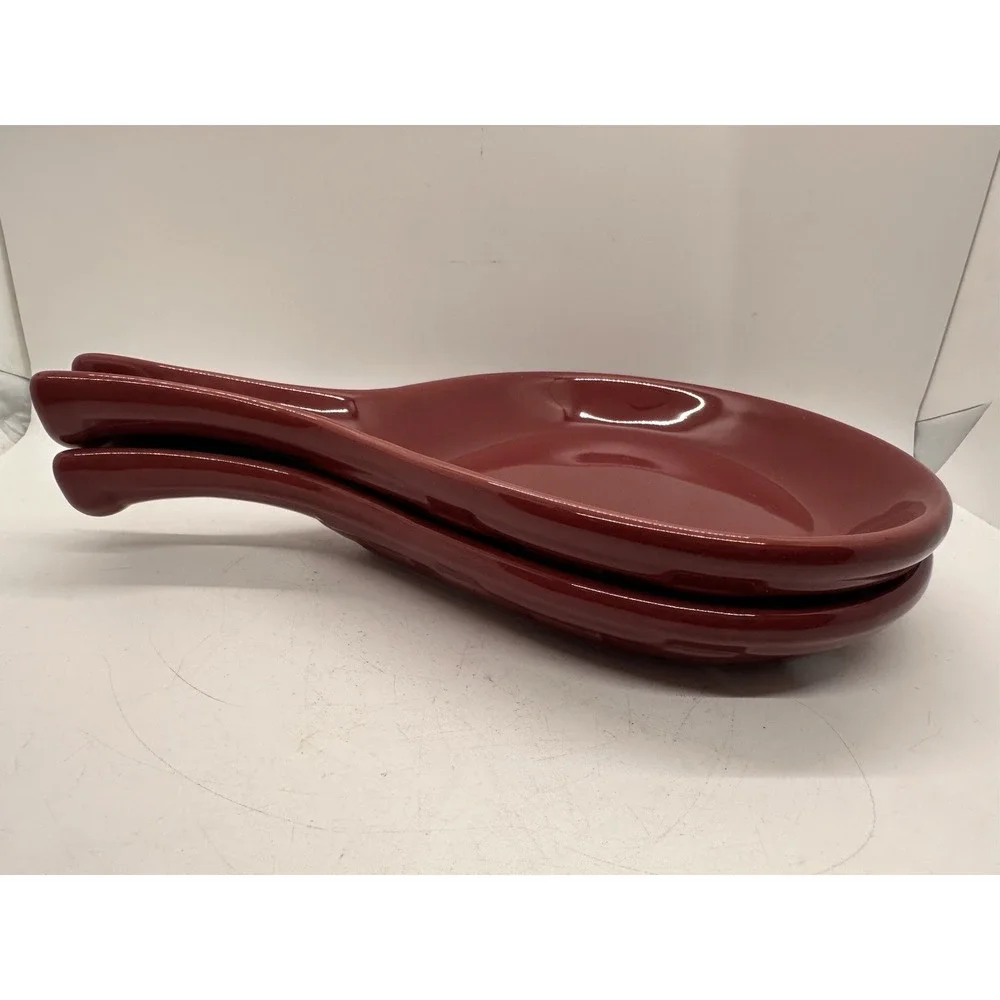 Longaberger Woven Traditions Paprika Handled Baker Pottery Baking Dish New